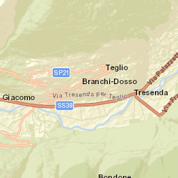 Teglio Street Map