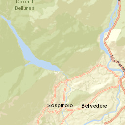 Sospirolo Street Map