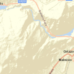 Montereale Valcellina Street Map