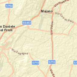 Majano Street Map