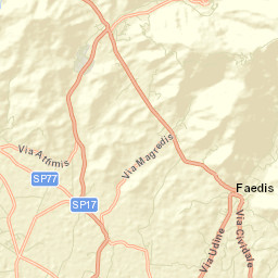 Faedis Street Map