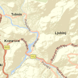 Tolmin Street Map