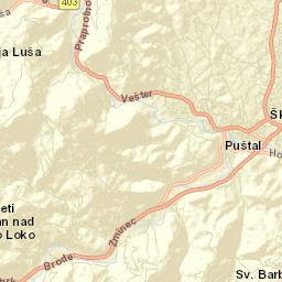 Škofja Loka Street Map
