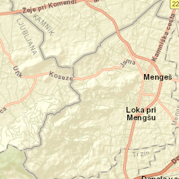 Moste Street Map