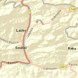 Laško Street Map