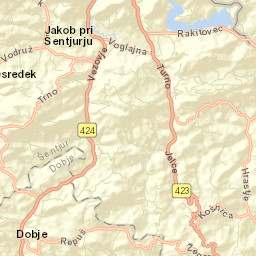 Dobje pri Planini Street Map