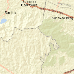 Rasinja Street Map