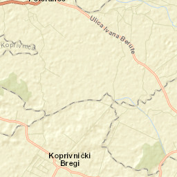 Hlebine Street Map