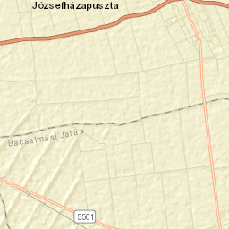 Csávoly Street Map