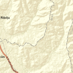 Municipiul Brad Street Map