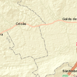 Galda de Jos Street Map