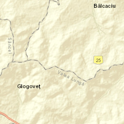 Bălcaciu Street Map