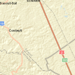 Comuna Sascut Street Map