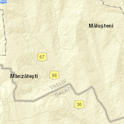 Măluşteni Street Map