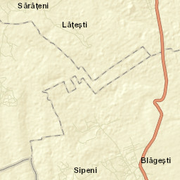 Blăgeşti Street Map