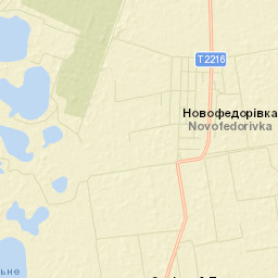 Novofedorivka Street Map