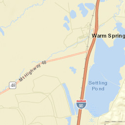 Warm Springs Street Map