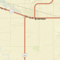 Bowman Street Map