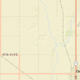 Oakes Street Map