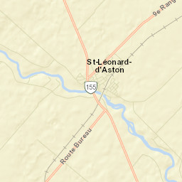 Saint-Léonard-d'Aston Street Map