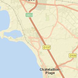 Angoulins Street Map