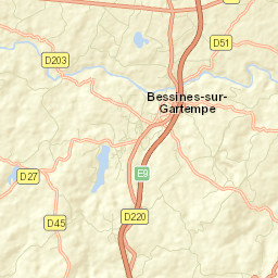 Bessines-sur-Gartempe Street Map