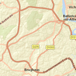 Brugheas Street Map