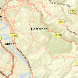 Hauterive Street Map
