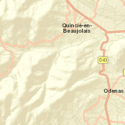 Quincié-en-Beaujolais Street Map