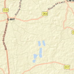 Certines Street Map