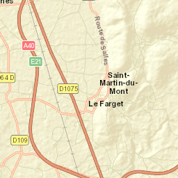 Saint-Martin-du-Mont Street Map