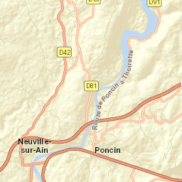 Poncin Street Map