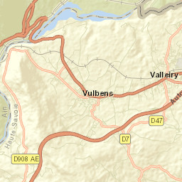 Valleiry Street Map