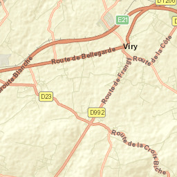 Viry Street Map