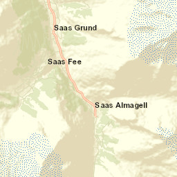 Saas-Fee Street Map