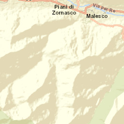 Malesco Street Map