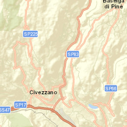Madrano-Canzolino Street Map