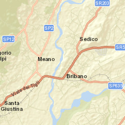Sedico Street Map