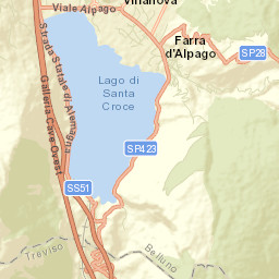 Farra d'Alpago Street Map
