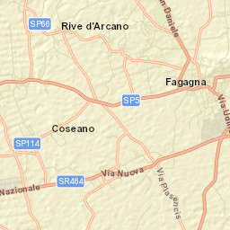 Fagagna Street Map