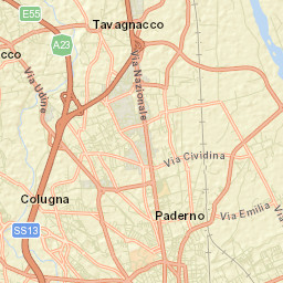 Pagnacco Street Map