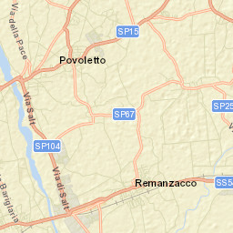 Povoletto Street Map