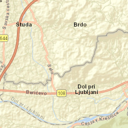 Dol pri Ljubljani Street Map