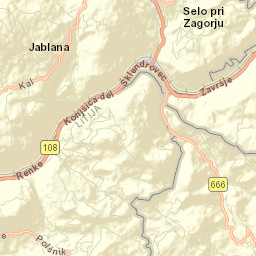 Zagorje ob Savi Street Map