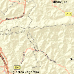 Mihovljan Street Map