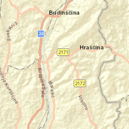 Budinščina Street Map