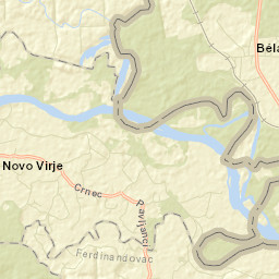 Novo Virje Street Map