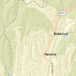 Bükkösd Street Map