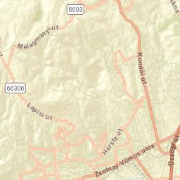 Pécsi Járás Street Map