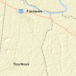 Comuna Fântânele Street Map
